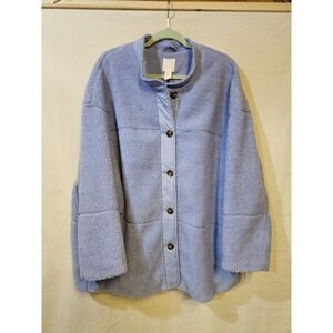 Womans H&M faux Sherling Teddy Coat Size XL